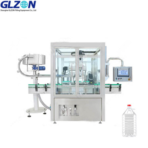 <span class=keywords><strong>Ligne</strong></span> de remplissage de bouteilles d'huile végétale/animale de haute précision entièrement automatique - Product Image 2