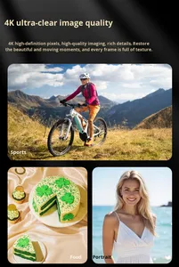 Портативная экшн-камера с широкоугольным объективом 170°, запись видео 4K, 1,4-дюймовый ЖК-экран, ночное видение, поддержка Wi-Fi, до 256 ГБ TF-карты - Product Image 4