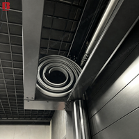 Porte de garage à enroulement rapide Bolang, moderne, en aluminium, isolée, de luxe, résistante aux chocs, à grande vitesse