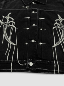 Veste de haute qualité, marque de luxe, jeans en denim Thug Club, vestes pour hommes, vêtements à motifs brodés, pantalon de créateur, veste TC pour hommes - Product Image 4