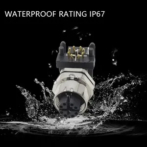 ขั้วต่อ M12 X Code แบบ 8 ขา IP67 สำหรับแผงวงจรพิมพ์ ตัวเมีย แบบมุมฉาก ติดต่อผู้จัดจำหน่าย - Product Image 6