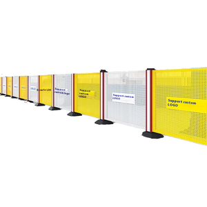 Partición protectora de marco de Metal natural para Taller, almacén, barandilla de canal móvil, valla de alambre de púas, puertas de enrejado - Product Image 1