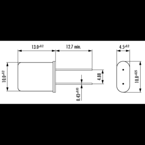 Cristal de Cuarzo Hc49u 1.8432 Mhz Paquete de 10 Piezas - Product Image 2