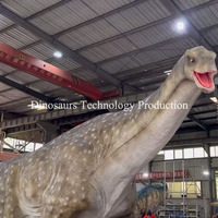Modèle géant de Diplodocus pour parc à dinosaures, grand dinosaure animatronique pour décorations extérieures