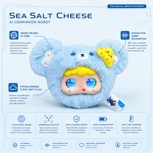 Robot Inteligente con IA, Juguete Educativo STEM sin Pantalla, Compañero de Aprendizaje con Interacción por Voz a Nivel de <span class=keywords><strong>Wikipedia</strong></span>, Amigo Interactivo con IA Seguro para Niños - Product Image 6
