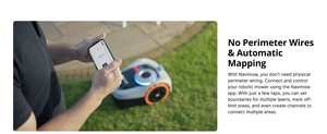 Navimow i105 Wire GPS RTK AI Vision Navigation <b>Robotic</b> Lawn Mower Smart Automatic Grass Cutter for Garden Maintenance - Product Image 2