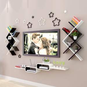 Decoración de Pared para el Hogar, Estantes <span class=keywords><strong>Flotantes</strong></span> de Pared con Cuerda para Colgar, Juego de Estantes Decorativos de Madera para Pared - Product Image 5