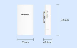 จุดเชื่อมต่อกลางแจ้งเราเตอร์300Mbps CPE 2.4GHz สะพานวิทยุไร้สาย2 * 14dBi เสาอากาศ WiFi - Product Image 4