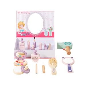 Juego de Juguetes de Maquillaje para Niñas, Juego de Cosméticos de Juguete, Regalo de Cumpleaños para Princesitas, Juguetes Educativos de Madera para Niñas - Product Image 5