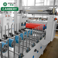 Performance fiable dernière version bois placage pvc film profil emballage machine à plastifier pur revêtement collage machine