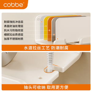 ที่วางไดร์เป่าผมแบบไม่ต้องเจาะติดผนังห้องน้ำ Cobbe - Product Image 3