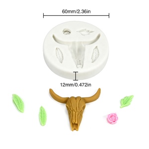 Moldes <span class=keywords><strong>de</strong></span> Silicona con Forma <span class=keywords><strong>de</strong></span> Cabeza <span class=keywords><strong>de</strong></span> Toro AK para <span class=keywords><strong>Fondant</strong></span>, Chocolate, Caramelos, Arcilla, Plastilina, Herramientas para Niños, Decoración <span class=keywords><strong>de</strong></span> Pasteles, Repostería - Product Image 3