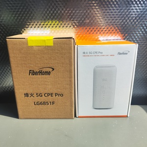 เราเตอร์ New FiberHome 5G CPE Pro LG6851F WiFi 7 BE7200 พร้อมพอร์ตอีเธอร์เน็ตคู่ 2.5G รองรับ NFC 4G LTE Cat19 5G บรอดแบนด์ไร้สาย ซิมโมเด็ม - Product Image 1