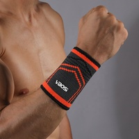 VBOSi 7017B Muñequera de Compresión Deportiva Médica Unisex de Nylon con Bajo MOQ, Banda de Seguridad Absorbente para Tenis, Baloncesto y Fitness