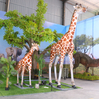 Hochwertige Lebensechte Künstliche Mechanische Animatronische Giraffe in Originalgröße für Zoo, Park und Museum