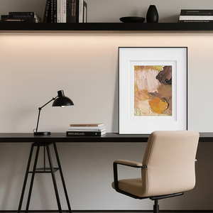 Cornice Artistica E Ink da 13,3 Pollici WiFi con Cornice in Metallo Marrone a Strisce, OEM ODM, Caricamento Tramite App - Product Image 2