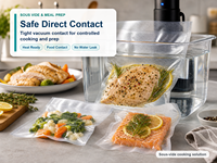 Sac sous vide alimentaire personnalisé en nylon et polyester 001 Chine, pour la conservation des fruits de mer congelés, emballage transparent