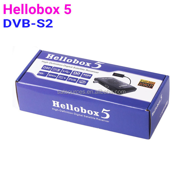 Hellobox5 DVB-S2 Satellite Receiver Support WiFi Dongle 3G Modem USB 2.0 Full HD DVBS2 Hellobox 5