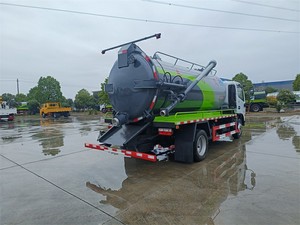 Nouveau camion de nettoyage de canalisations à 6 pneus, camion de pompage d'égouts à 2 essieux, offre préférentielle Chine - Product Image 3