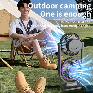 Hot cắm trại ngoài trời bảng fan hâm mộ với ánh sáng nhà năm tốc độ fan hâm mộ hai đầu thiết kế - Product Image 6