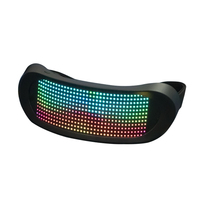 LED 앱 DIY 메시지 디스플레이 안경 LED 스마트 스크린 파티 안경