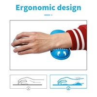 Tapis de souris ergonomique en gel de qualité avec repose-poignet, tapis de bureau personnalisé en mousse à mémoire de forme, motif dessin animé pour le bureau et la maison