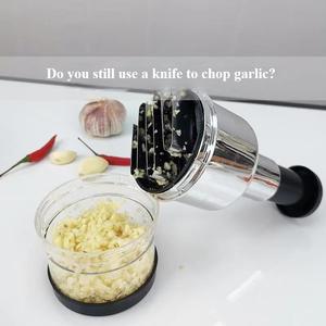 PP plastik ile paslanmaz çelik manuel sarımsak Pounder mutfak aracı hızlı kesim soğan zencefil Handwash bakım için sürdürülebilir tasarım - Product Image 4