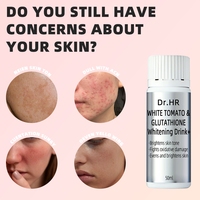 Bebida Oral de Colágeno con Alfa Arbutina 7D, Péptidos de Colágeno, Tomate Blanco y Glutatión, Antiarrugas, Elimina Manchas, Aclara la Piel