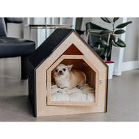Cage universelle multifonctionnelle en bois pour animaux de compagnie avec porte pour petits animaux de compagnie Design plat pour le salon