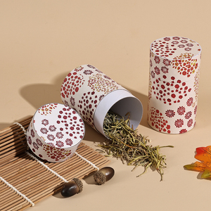 Emballage de boîte en carton écologique personnalisé pour le café, emballage de tube en papier pour thé en feuilles détachées à bord plat - Product Image 4