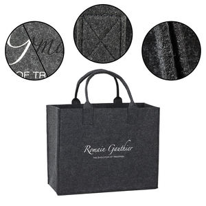 Bolsas Ecológicas de Alta Calidad 2026, Proveedor de Bolsas con Logotipo Personalizado, Tela de Fieltro PET, Estilo Tradicional, Forma Rectangular, Bolsa con Impresión de Seda - Product Image 2