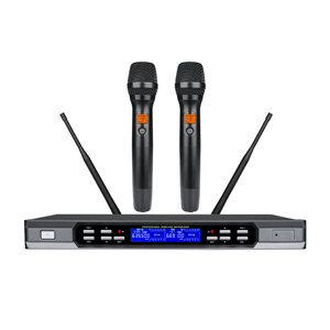 OEM Wholesale EIF HP-3000 Wireless Microphone System Handheld/Lavalier/Headset Mic Dual Channel idea for Duo Stage Performance - Product Image 1
