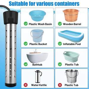 Barres chauffantes électriques à haute puissance de 1500 W, conformes aux normes américaines, européennes et britanniques, chauffage rapide - Sorties d'usine - Product Image 3