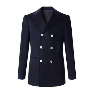 Costume fait sur mesure élégant avec <span class=keywords><strong>Blazer</strong></span> pour hommes d'affaires, fait à la main, costume à <span class=keywords><strong>carreaux</strong></span> noir et Slim, costume pour hommes d'affaires - Product Image 2