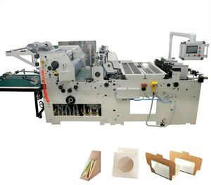 Máquina Automática de Alta Velocidad Kaizenkap para Formar y Doblar Cajas de Papel con Ventana, 400 Piezas/min, Motor para Empaque de Alimentos y Pasteles, Ventana de PVC/PET - Product Image 1