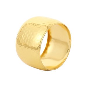 Anello Portatovagliolo in Metallo Rotondo a Nido d'Ape, Decorazione per Tavola d'Hotel, Anello Portatovagliolo Dorato per Matrimoni - Product Image 5
