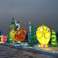 Meilleures ventes de décorations de Noël en plein air, lumières imperméables, projets de lumières de Noël, arbres, lanternes, groupe pour les fêtes de Noël