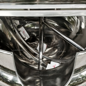 Acero 50L/100L/200L/300L/400L/500L/600L mezcla de alimentos cocina chaqueta hervidor con agitador industrial gachas sopa <span class=keywords><strong>caldera</strong></span> - Product Image 5