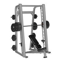 Support d'haltères à 2 niveaux pour salle de sport commerciale Supports de bancs réglables Support à double couche Style moderne Équipement de fitness durable et solide