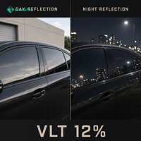 Película Metálica Cerámica MC1095 Gris Oscuro Negro de Alto Brillo para Ventanas, VLT 12%, IR 96%, UV 99%, TSER 45%, Venta al por Mayor OEM