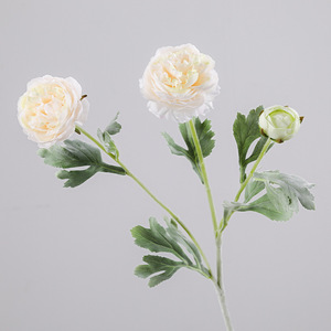 Flores Artificiales de Seda al por Mayor, con 3 Cabezas, para Decoración del Hogar, Sala de Estar, Venta Caliente, Decoración de Bodas - Product Image 4
