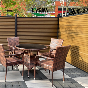 Paneles de Valla Decorativos de Privacidad para Exterior DIY, Modernos de Compuesto de Plástico y Madera (WPC), <span class=keywords><strong>PVC</strong></span>, No Vinilo - Product Image 5