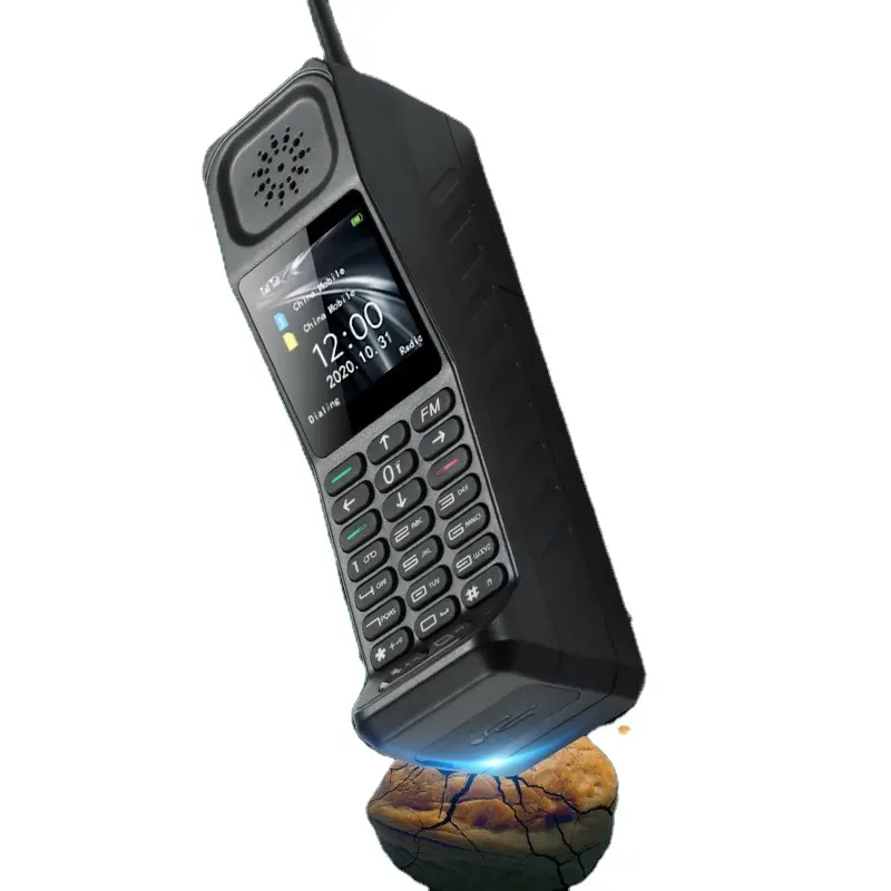 1.8インチ小型MOQパワーバンク電話v18レンガ携帯電話