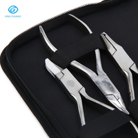 Ensemble de pinces d'atelier optique, kit d'entretien des lunettes de qualité professionnelle, outil de réparation des lunettes