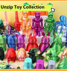 Modèle créatif de dragon chinois imprimé en 3D, épée, fouet, tour hexagonale en spirale, jouet poupée Daquan Zhongcheng ZC-221 en plastique durable - Product Image 6