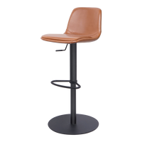 Tabouret de bar en bambou, tabouret haut moderne avec dossier réglable, chaise de bar nordique de luxe léger pour la maison, chaise de comptoir HD-762D