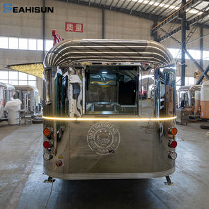 Remolques de Comida Móviles para Helados de Alemania, Food Truck con Terraza y Cocina Completa para Snacks, Café, Peluquería, y <span class=keywords><strong>Terrazas</strong></span> Móviles de Frutas - Product Image 5