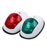 Lampe de Navigation LED incurvée/verte, 7/12v, 24v, feu de brouillard pour bateau, accessoire pour Yacht