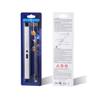 Briquet ARC électronique à bougie coupe-vent avec verrouillage de sécurité Briquet à arc électronique rechargeable