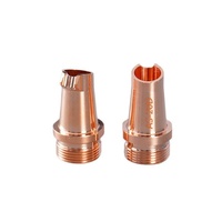 Tête de pistolet de soudage laser, buse en cuivre, accessoire spécialisé pour les machines de soudage laser portatives, hautement conducteur